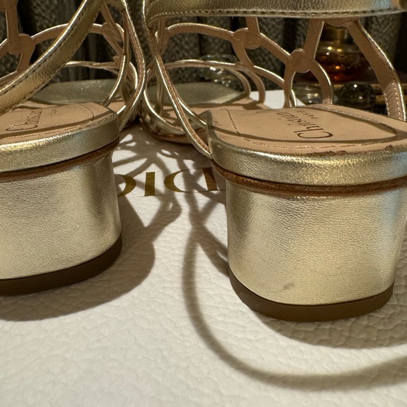 Dior gold sandals - Picture 6 of 10